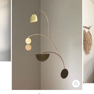 Modern Gold Hanging Mobile
